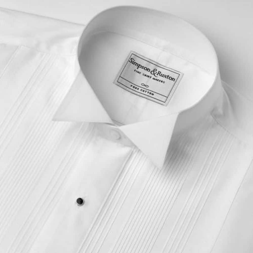 Simpson Ruxton Rome Dress Shirt winged collar