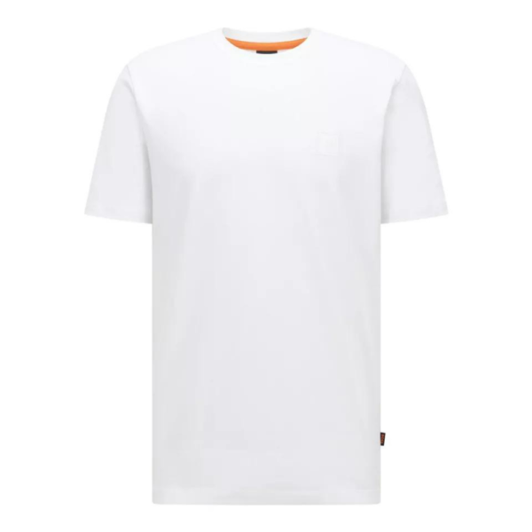 BOSS Tales Whitr T Shirt Front