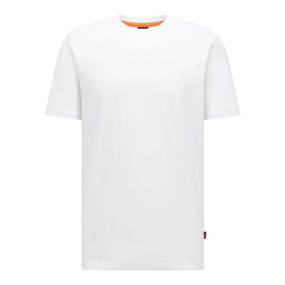 BOSS Tales Whitr T Shirt Front