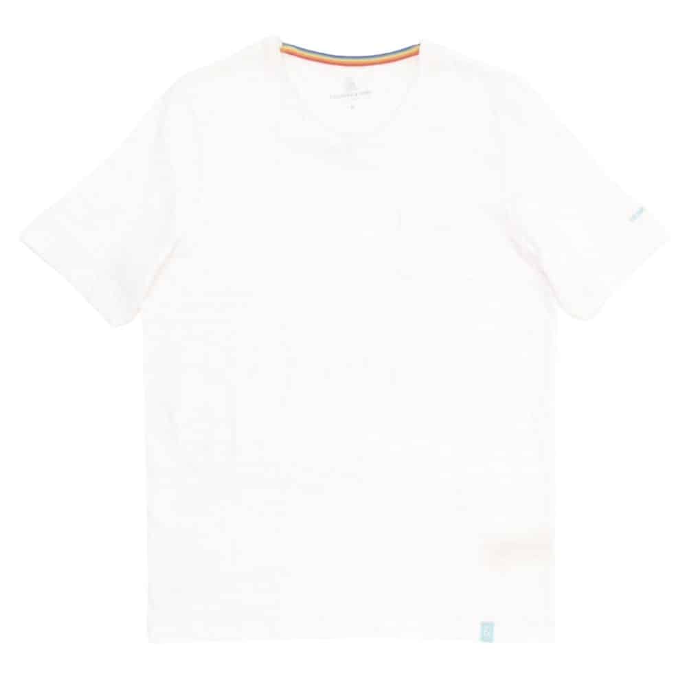 COLOURS SONS BASIC T SHIRT V NECK WHITE