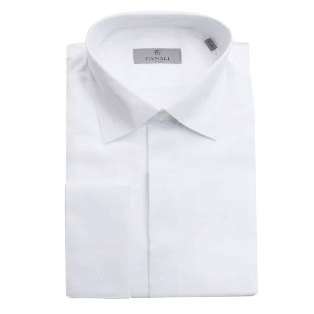 Canali formal shirt wave stitching1