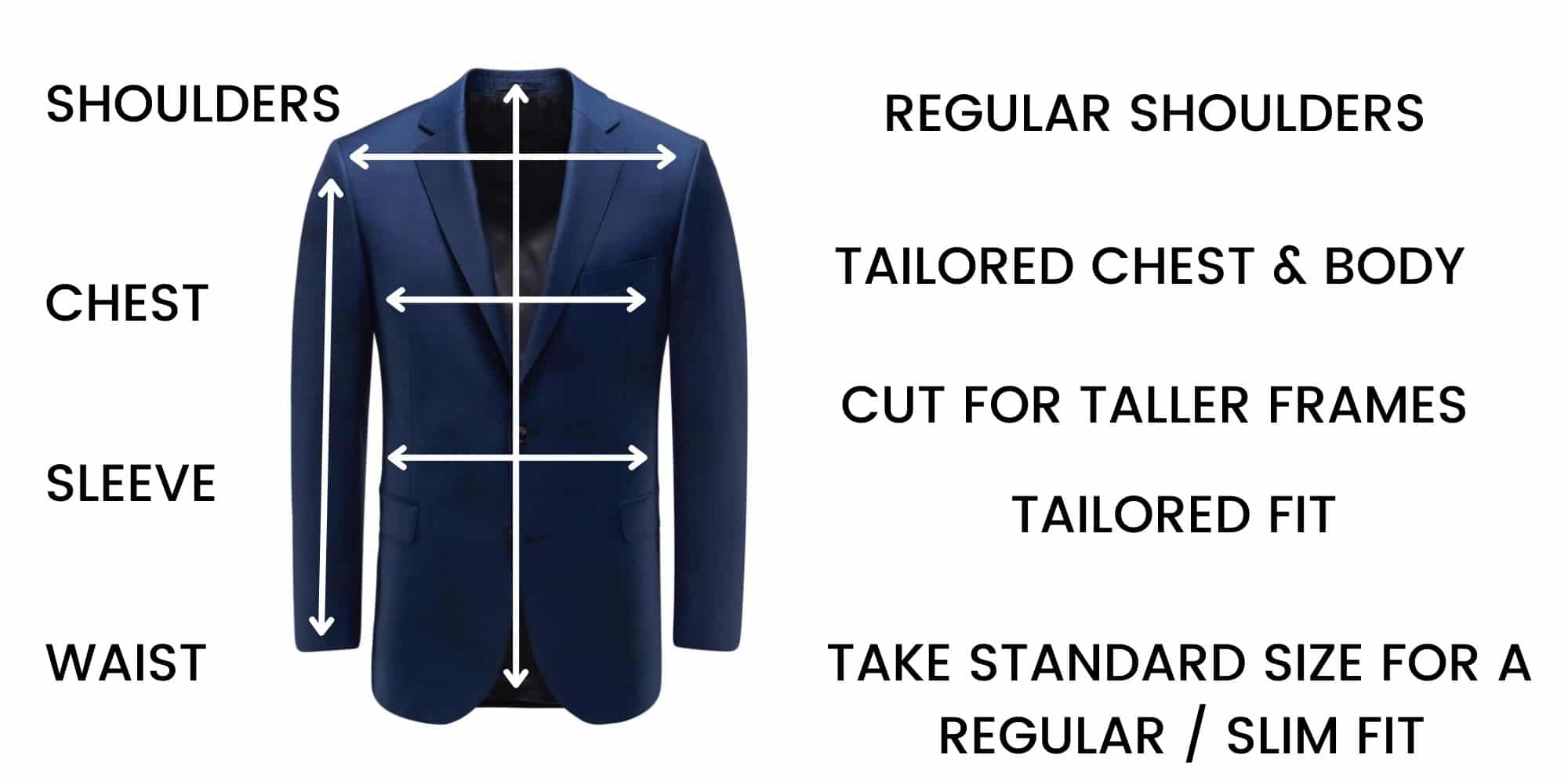 Eduard Dressler Jackets – Size Chart