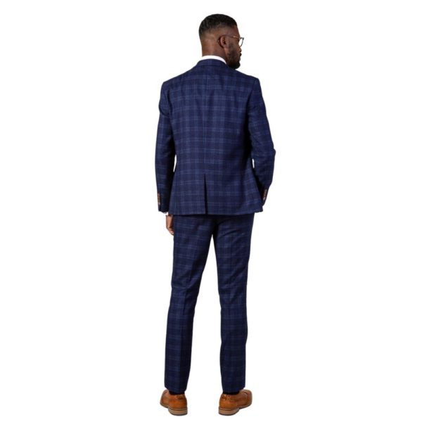 Marc Darcy Chigwell Blue Three Piece Suit 2