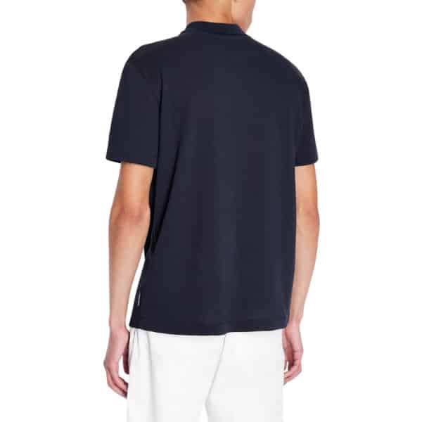 AX Navy Mesh Polo Rear