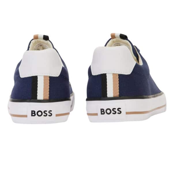 BOSS Aiden Trainers Blue Rear