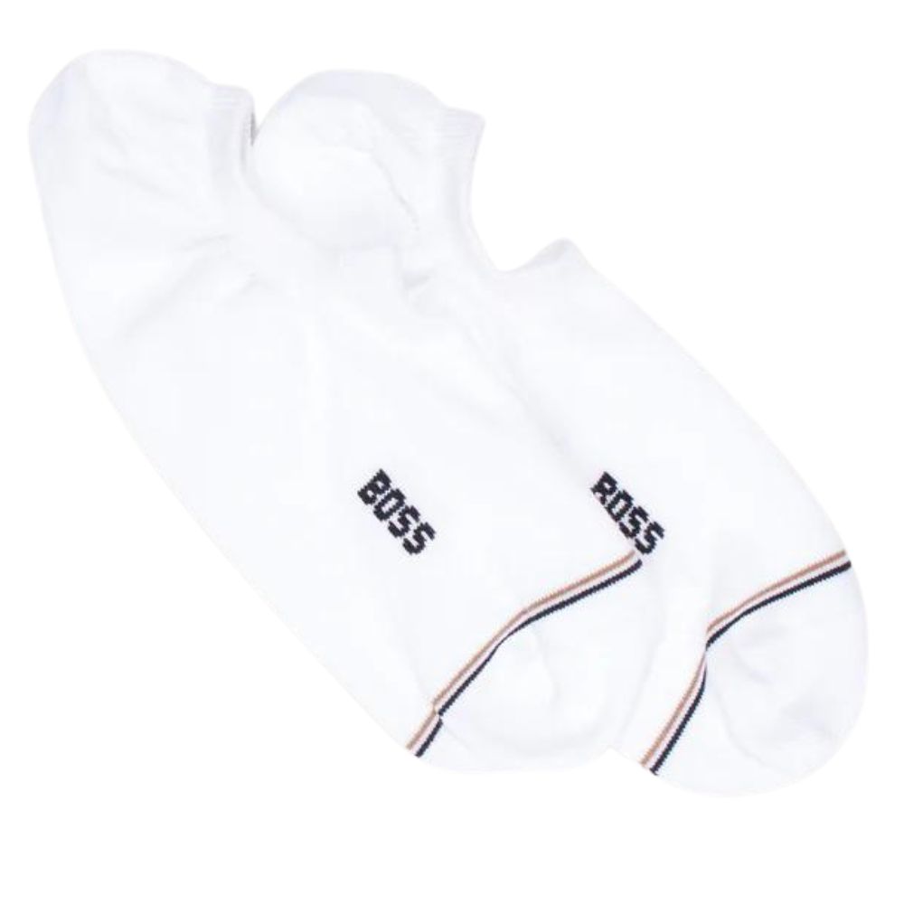 BOSS White Twin Trainer Socks