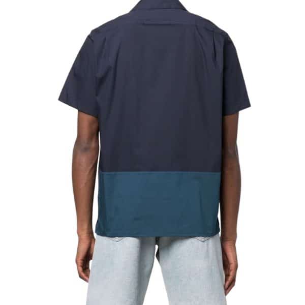 Paul Smith Navy Bowling Shirt Rear