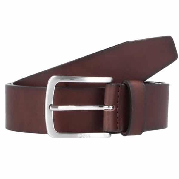 BOSS DARK BROWN BELT COIL