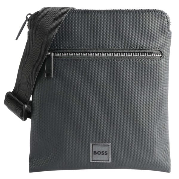 BOSS Grey Cross Bag Front 1