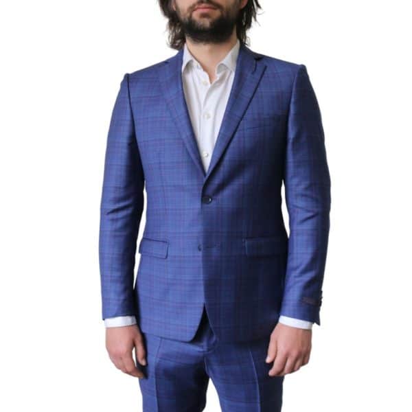 Without Prejudice Kilburn Blue Check Suit 4