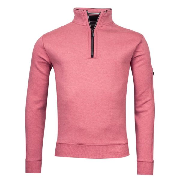 Baileys Sports Faded Rose Half Zip Sweatshirt