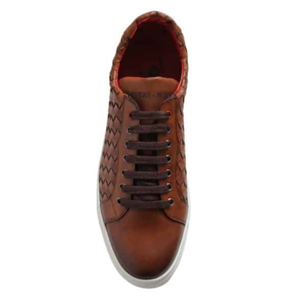 Jeffery West Apollo Tan ‘Corniche Weave Trainers 4