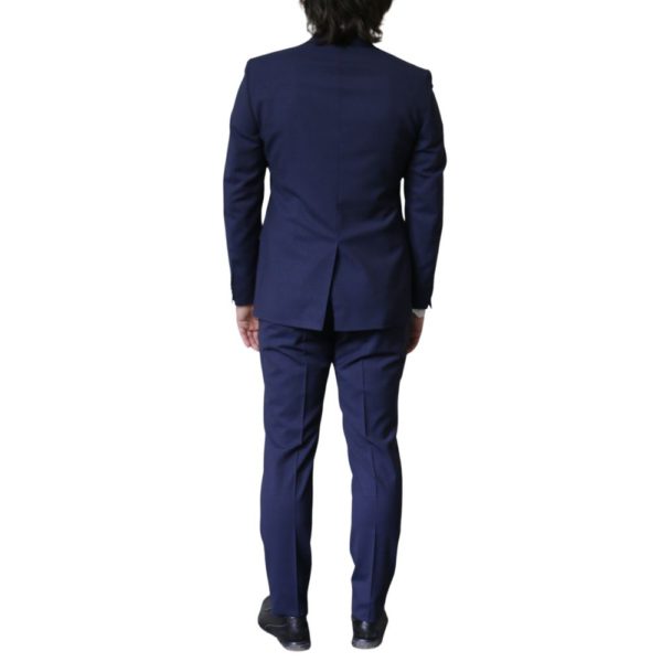 Without Prejudice Kilburn Slub Weave Navy Suit 1