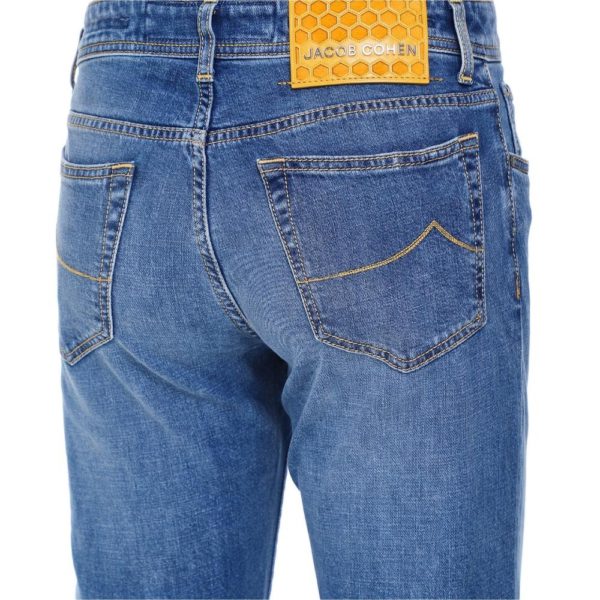 Jacob Cohen Honeycomb Badge Light Blue Jeans 2