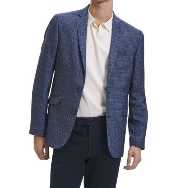 Warwicks Basket Weave Blue Jacket 3