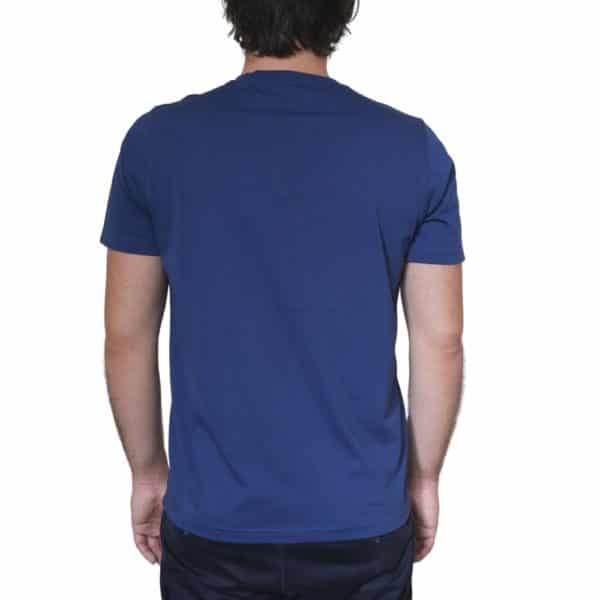 PAUL SMITH BLUE WOODEN STRIPE SKULL T-SHIRT - Image 2