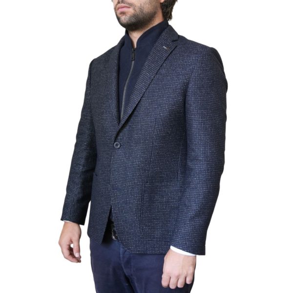 Roy Robson Detachable Insert Black Check Jacket 2