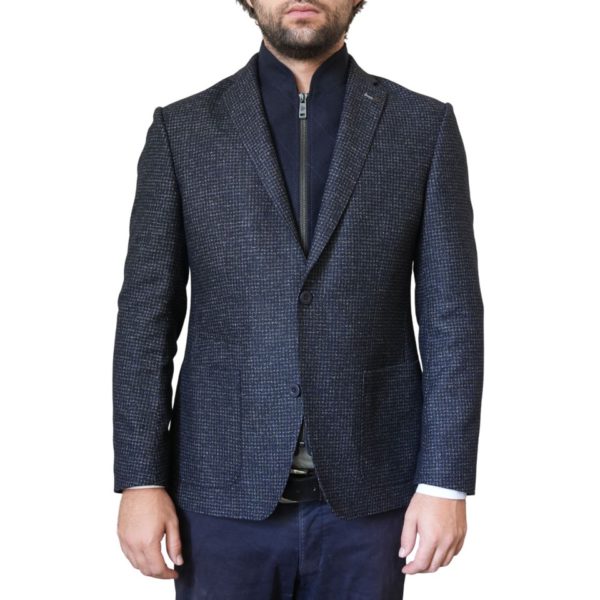 Roy Robson Detachable Insert Black Check Jacket 5