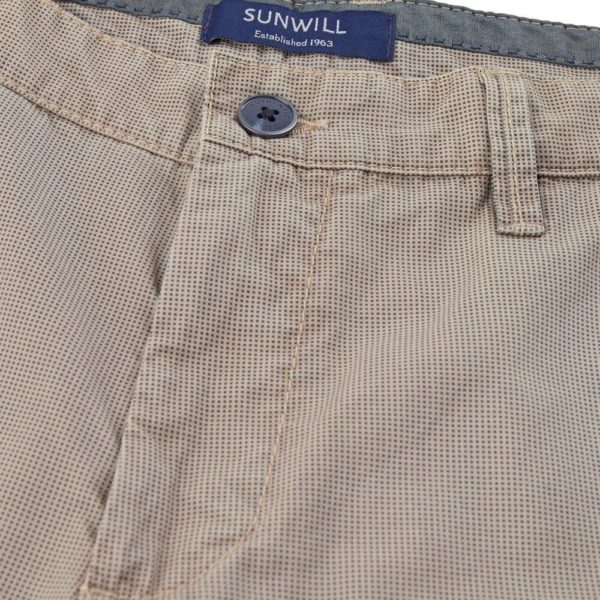 Sunwill Pin Head Stone Chino Shorts 3