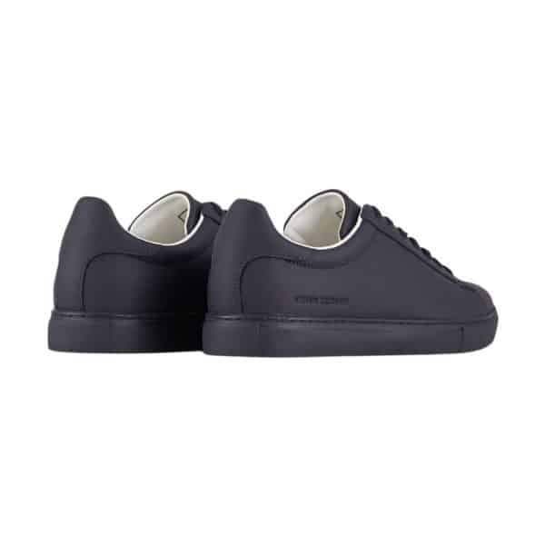 Armani Exchange PVC Leather Navy Trainers 3