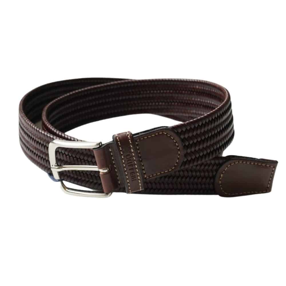 BELLIDO THIN LATTICE CLASSIC BROWN BELT