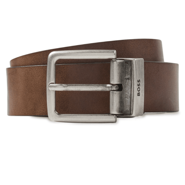 BOSS REVERSIBLE BELT WITH LOGO KEEPER