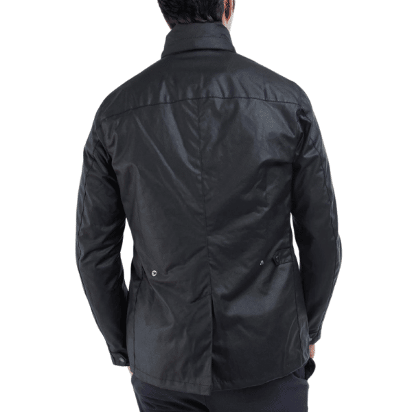 Barbour Century Navy Wax Rear