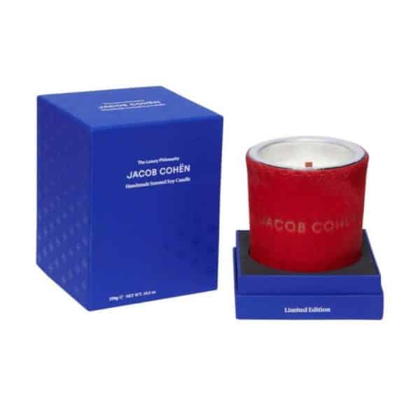 Jacob Cohën Handmade Scented Soy Red Candle - Image 2