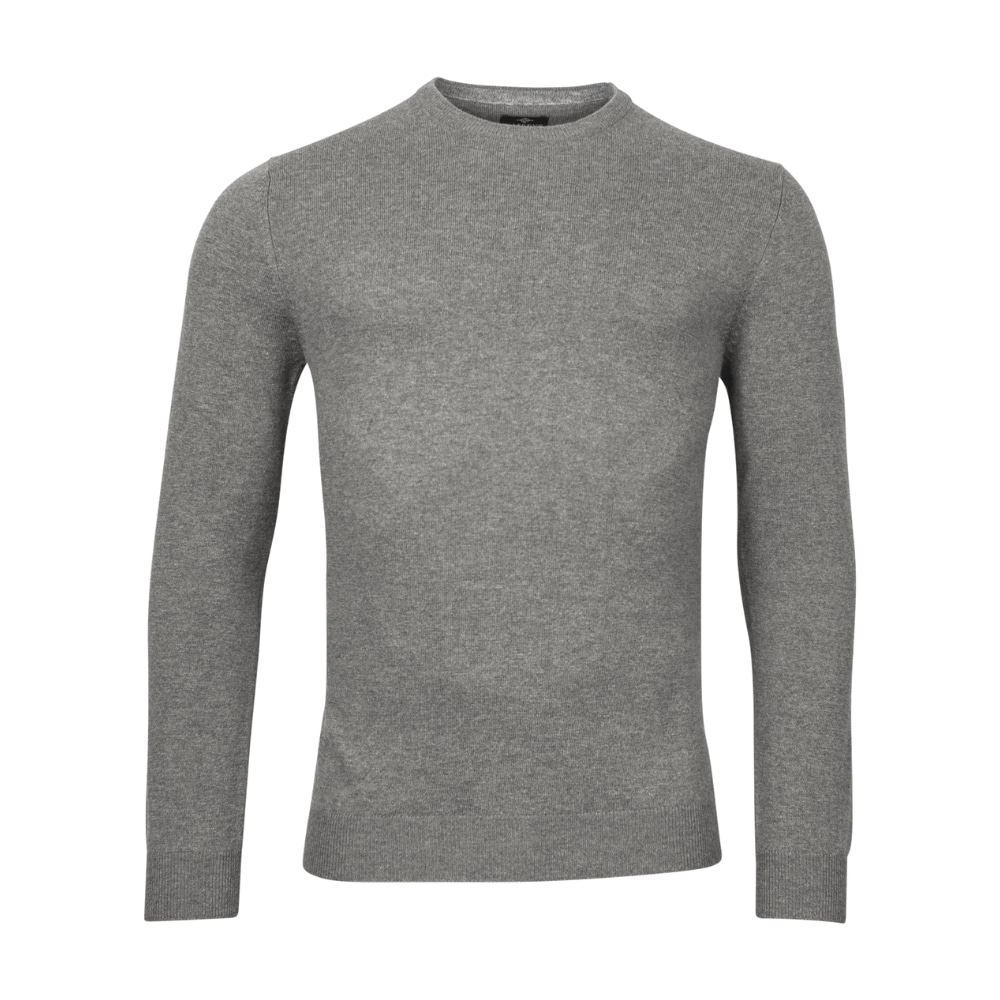 Baileys Merino Cashmere Crew Neck Grey Jumper