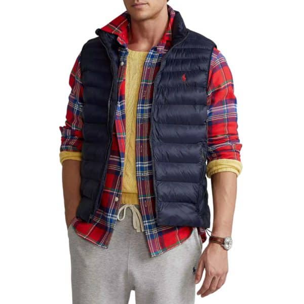 POLO RALPH LAUREN TERRA NAVY VEST FRONT