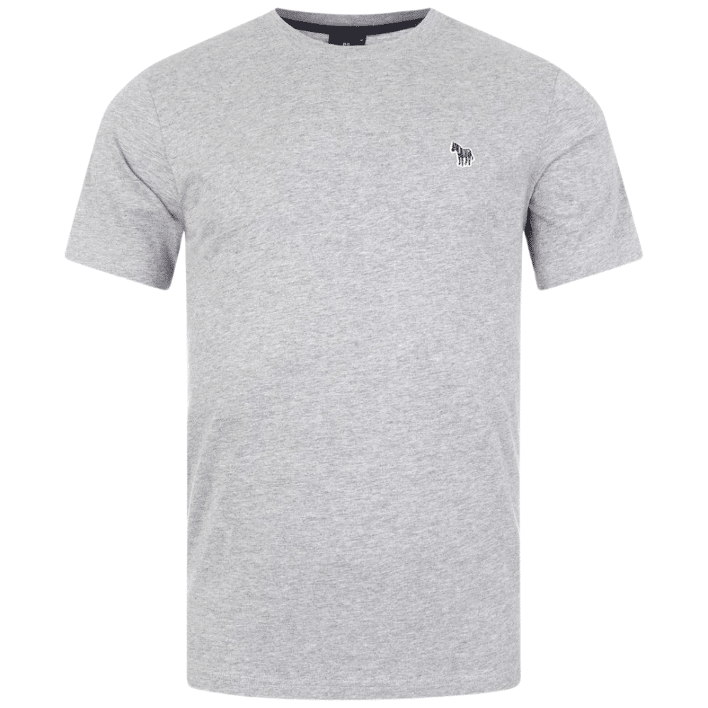 Paul Smith Zebra Logo tshirt melange grey front