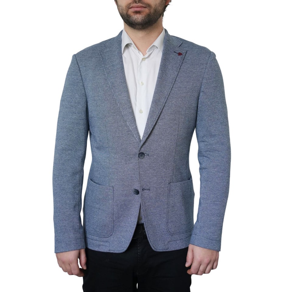 ROY ROBSON Buggy Mesh Smart Flex Light Blue Jacket Menswear Online