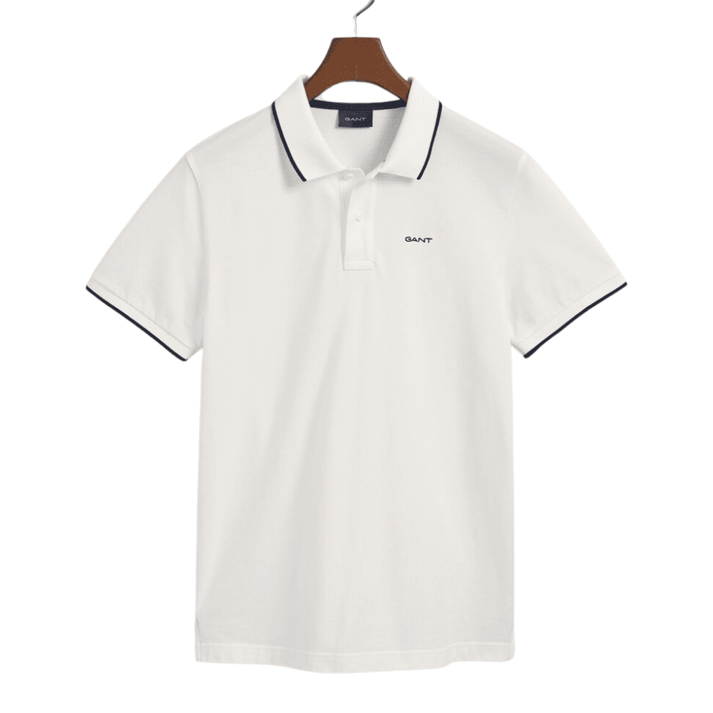 Gant Tipping white polo