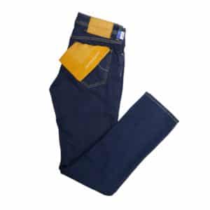 Jacob Cohen Milano Yellow Badge Dark Blue Jeans Menswear Online