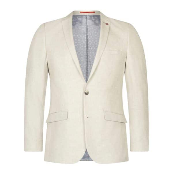 Roy Robson Linen Cotton Blend Slim Fit Beige Jacket