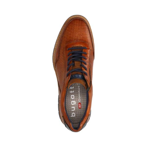 Bugatti Sammy Comfort Lace Ups Cognac Trainers 5