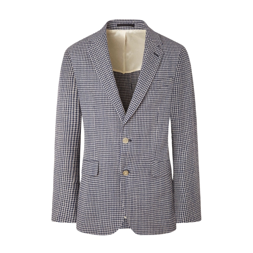 Hackett Nautical Dogtooth Navy Jacket