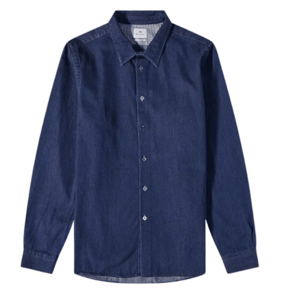 PS Dark Blue Denbim Shirt Front