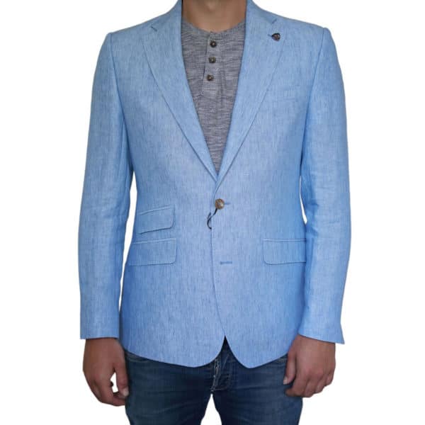 Torre Uomo Milan Linen Sky Jacket 2