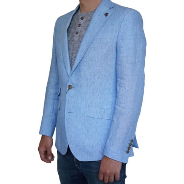 Torre Uomo Milan Linen Sky Jacket 3