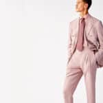 Canali pink suit barbie wearing pink