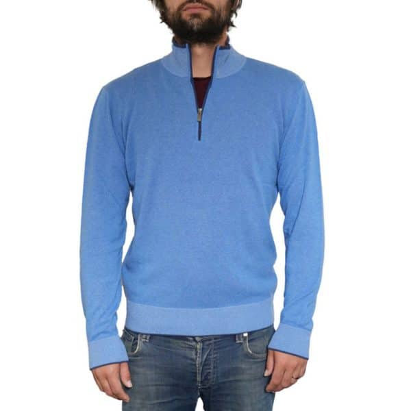 CODICE BLUE HALF ZIP JUMPER