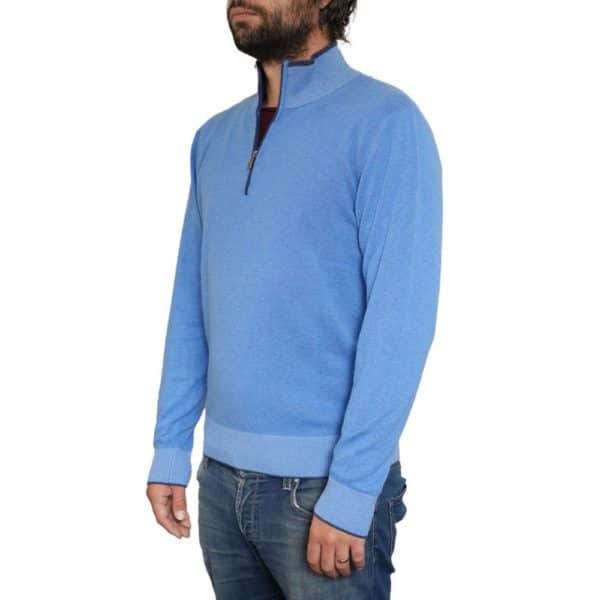 CODICE BLUE HALF ZIP JUMPER2