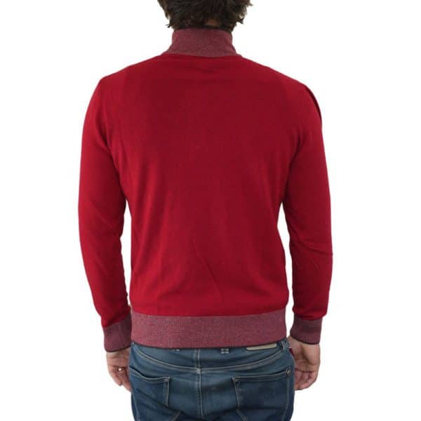 CODICE RED HALF ZIP JUMPER CLOSEUP4