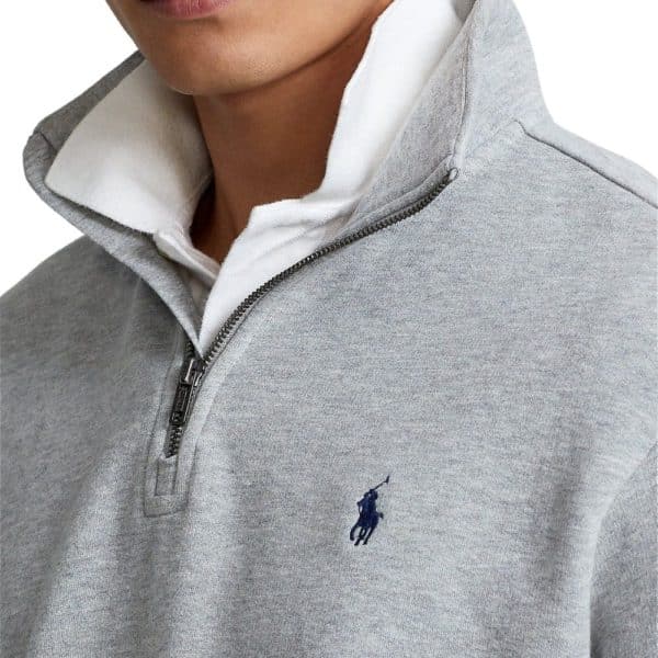 POLO RALPH LAUREN GREY HALF ZIP SWEATSHIRT2