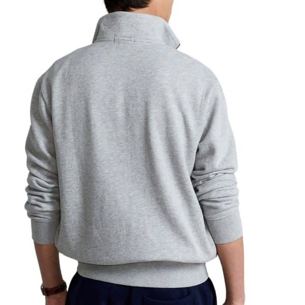 POLO RALPH LAUREN GREY HALF ZIP SWEATSHIRT3