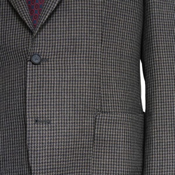 CAVALIERE VALTER CLASSIC GLEN CHECK DARK GREY JACKET 2