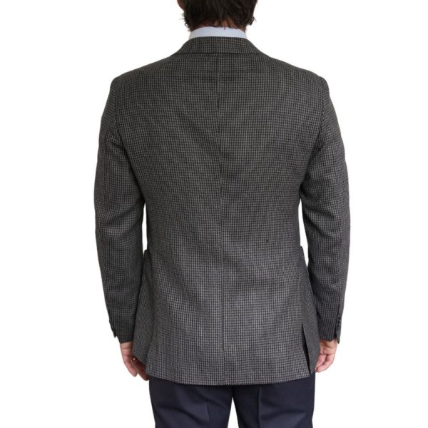 CAVALIERE VALTER CLASSIC GLEN CHECK DARK GREY JACKET 3