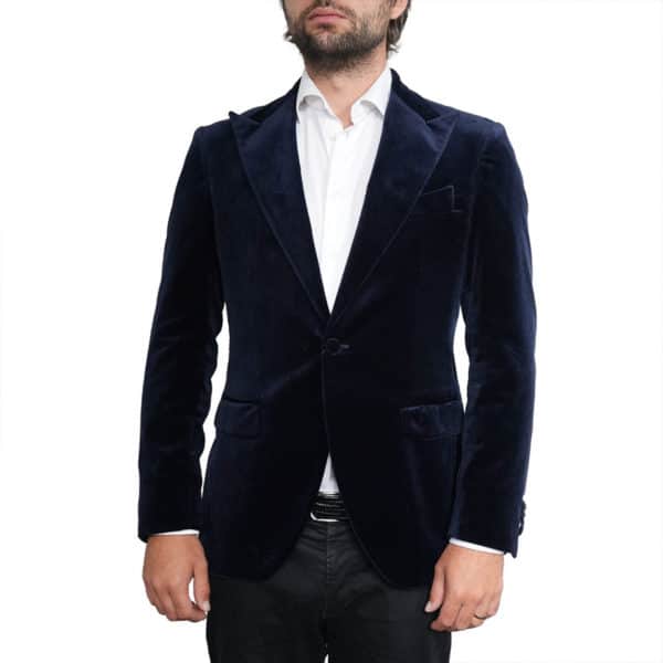 Cavaliere Kim Velvet Midnight Navy Jacket 3