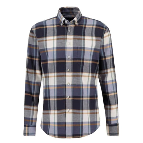 Fynch Hatton Navy Check Shirt